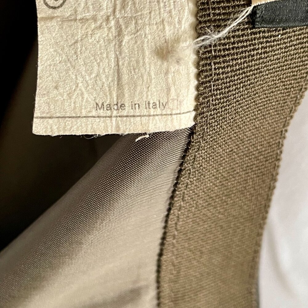 Vintage Giorgio Armani 100% Wool Gray Maxi Wrap Skirt Lined Italian EU 42 / US 6 - Picture 14 of 16